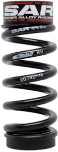 Super Alloy Racing: 475lbs Enduro 47.5mm - 65mm Stroke, Rear Shock Spring: