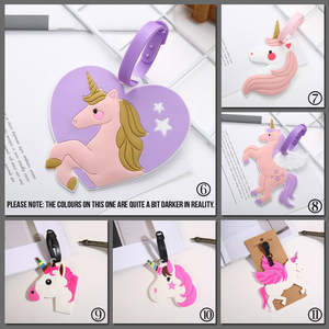 Unicorn Beau Luggage Tag - Designs 6 - 11 - Five Packs