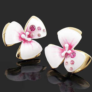 Asian Street Style: Sakura Blossom Earrings