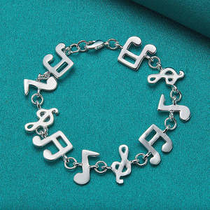 Bracelets: Shania Music Note Charm Bracelet