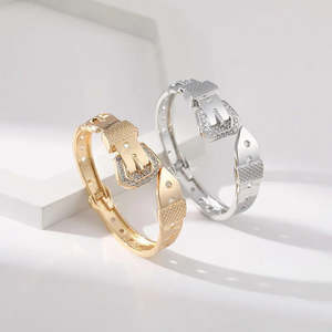 Bracelets: Kimberly Hinged Cuff Bangle