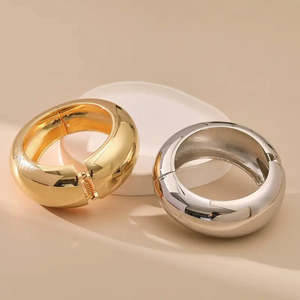 Evelyn Hinged Cuff Bangle