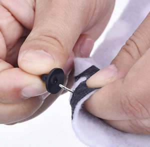 Brooches: Cheeky Crafter Single Brooch Back & Pin Sets (Rubber)