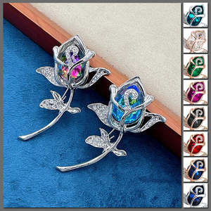 Brooches: Laleh Crystal Tulip Brooch