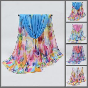 Kaleidoscope Chiffon Scarf
