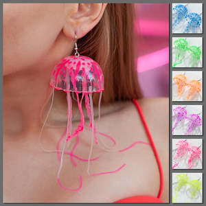 Earrings: Retro Revival Ursula Oversized Jellyfish Earrings