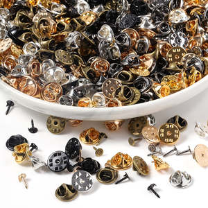 Jewellery Accessories: Brooch Pin & Cap Sets