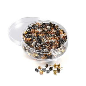 Jewellery Accessories: Earring Backs Kit - 5mm Butterfly Backs, 800pc Kit