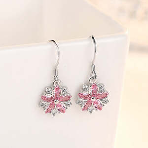 Jewellery Sets: Asuka Cherry Blossom French Hook Earrings
