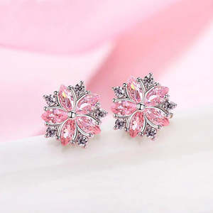 Asuka Cherry Blossom Stud Earrings