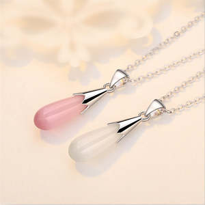 Amelia Opal Drop Pendant