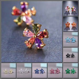 Bijoux Sabine Crystal Stud Earrings
