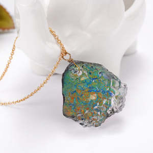 Agata Artificial Agate Sweater Chain