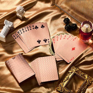 Creativity Hobbies: Persephone's Pack Metallic Rose Gold Playing Cards