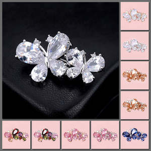 Bijoux: Bijoux Dual Butterfly Brooch