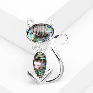 Tropicana Popoki Cat Brooch