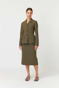 Kate Sylvester: Kate Sylvester Laine Blazer - Olive