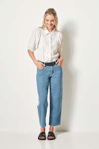 Verge: Verge White Lovelorn Blouse