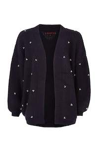 Cooper 1: Cooper Bead of Doubt Cardigan - Navy
