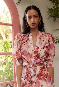 Oncewas: Once Was Sanibel Silk Top