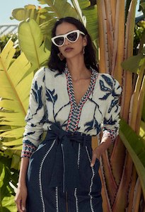 Once Was Pavilion Linen Shirt