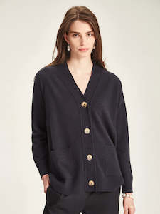 Caroline Sills Cashmere College Cardi