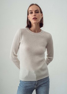 Aleger: Aleger Ribbed Cashmere Jumper