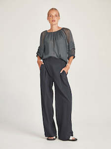 Pants: Caroline Sills Navy Lina Bedford Pant