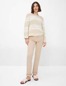 Brax Mary Regular Fit Pants - Almond