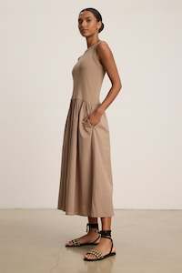 Dresses: Velvet Nomad Rib Cotton Dress