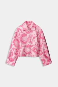 Jackets: Pom Jacquard Floral Jacket