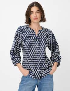 Brax Velia Blouse - Navy