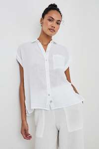 Rails Whitney Short Sleeve Shirt - White