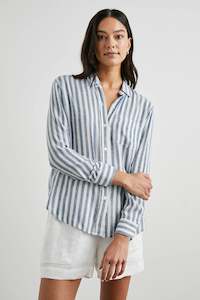 Rails Charli Long Sleeve Shirt - Echo Stripe