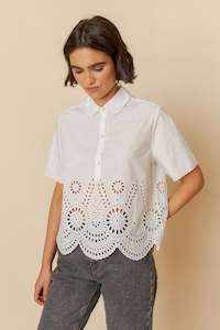 Indi & Cold Calla White Shirt