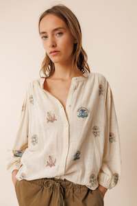 Indi & Cold Cream Blouse
