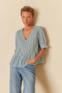 Indi Cold 1: Indi & Cold Indigo Blouse