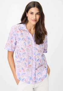 Tops: Brax Veri Floral Blouse - Lavender