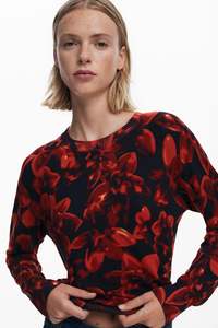 Desigual Lightweight Floral Sweater