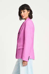 Jackets: Pom Blazer Rose Doux Striped