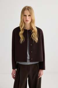Laing Cardi Jacket Coffee