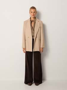 Jackets: Maison Hotel Anna Beige Blazer