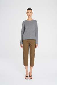 Mela Purdie Grey Crew Sweater