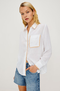 Shirts: Rails Say White Shirt