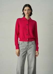 Aleger Magnolia Collared Cardi