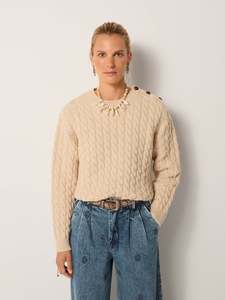 Maison Hotel: Maison Hotel Filippa Cream Cable Jumper