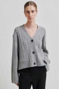 Second Female: Second Female Cable Knit Cardi