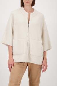 Knitwear: Monari Knitted Cape Jacket