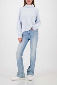 Knitwear: Monari Ice Blue Sweater