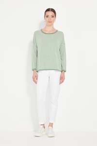 Knitwear: Verge Bonnie Pistachio Sweater